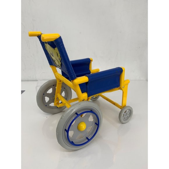Build a Bear Yellow and Blue Wheel chair with Hear and bear logo - Picture 6 of 10